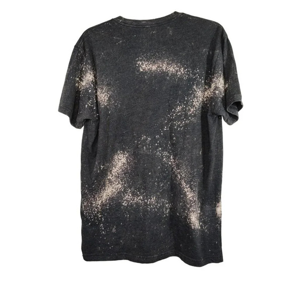 Next Level Southwestern Grey Graphic T-Shirt Bleach Spatter Size L Short Sleeve - Picture 3 of 5